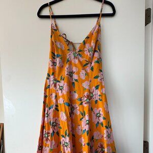 Free People Floral Midi Dress - Size XL